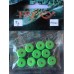 Груз ушастый для рыбалки, таблетка (эксцентрик) цвет Silvereyes Green Apple, 10шт в уп., вес 7г